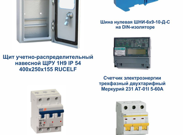 Распределительные шиты и счетчики электроэнергии